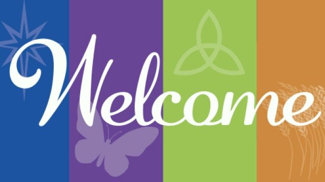 Welcome Banner multicoloured