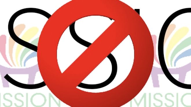 Word Mission with a red circle and line through it