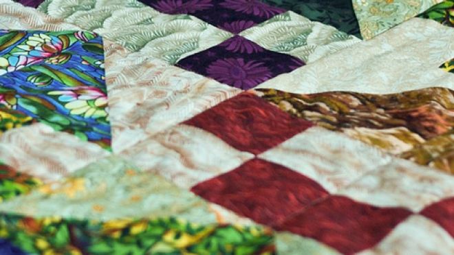 Photo of a patchwork quilt