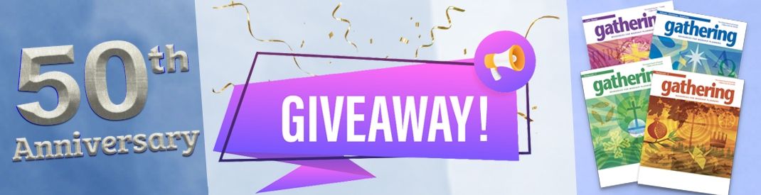 50th Anniversary Giveaway 50th anniversary giveaway banner purple graphic