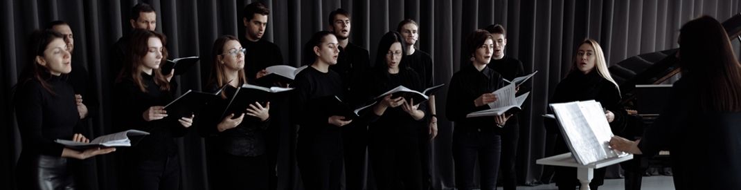 Cultural Appropriation a choir in black, singing