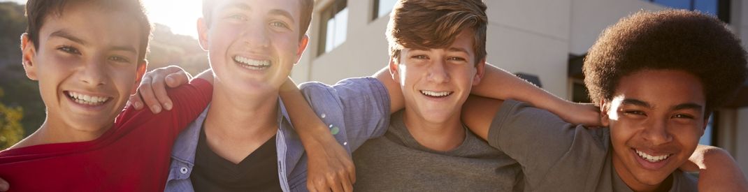 A photo of various age teenagers