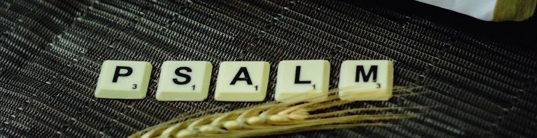 Scrabble tiles spelling the word Pslam